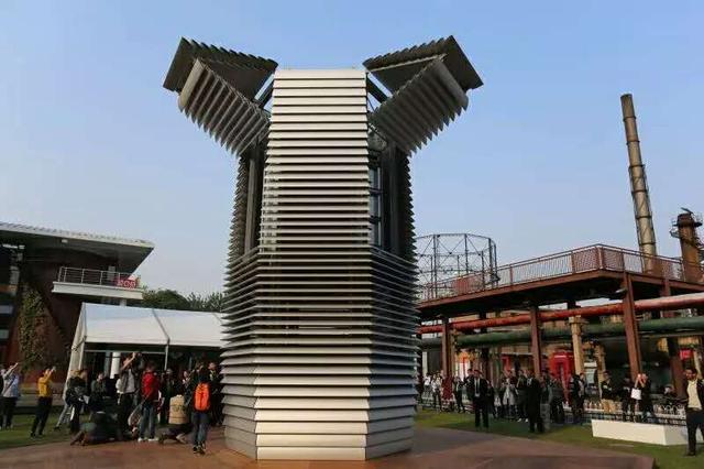 效果未達(dá)標(biāo)：荷蘭"霧霾塔" 更名為霧霾警示塔