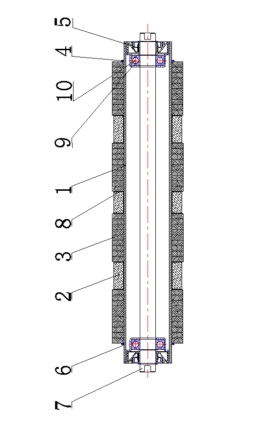 雨潤華專利申請一種耐磨損<a href=http://zwbjp.com.cn target=_blank class=infotextkey>托輥</a>實用新型swt.png