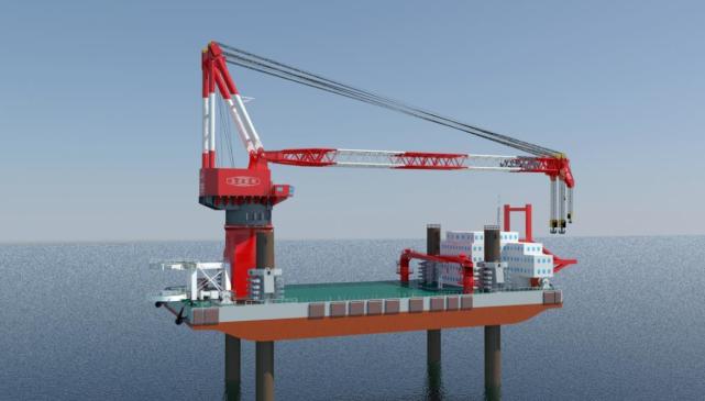 世界最大風(fēng)電施工平臺(tái)